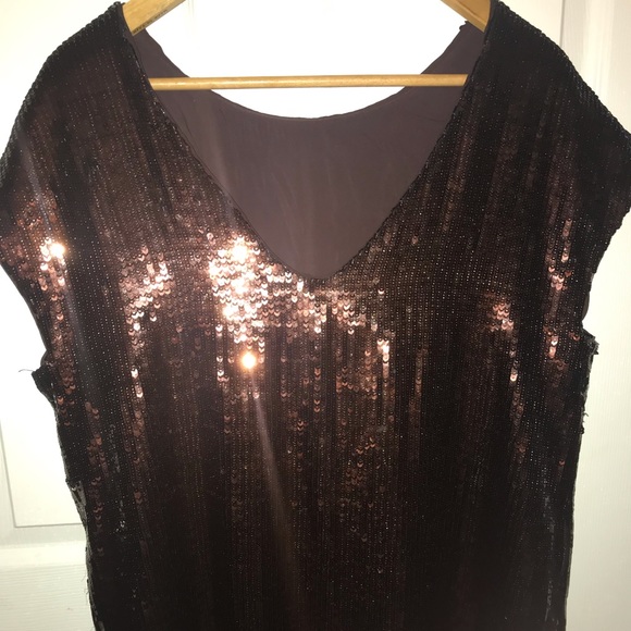 NWT Maeve Kara Sequined Mini Dress L - Picture 5 of 10